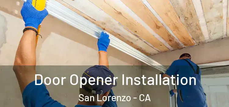  Door Opener Installation San Lorenzo - CA