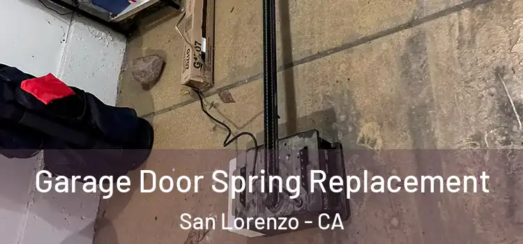  Garage Door Spring Replacement San Lorenzo - CA