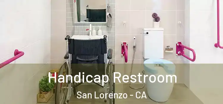 Handicap Restroom San Lorenzo - CA