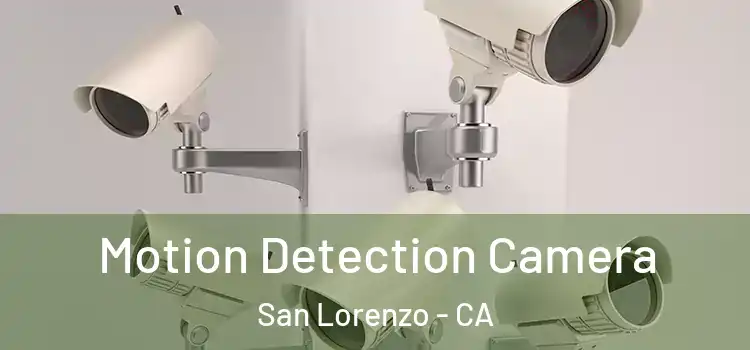  Motion Detection Camera San Lorenzo - CA