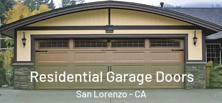  Residential Garage Doors San Lorenzo - CA