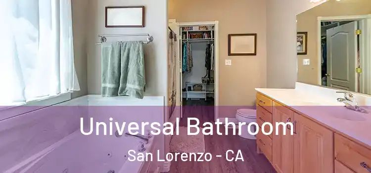  Universal Bathroom San Lorenzo - CA